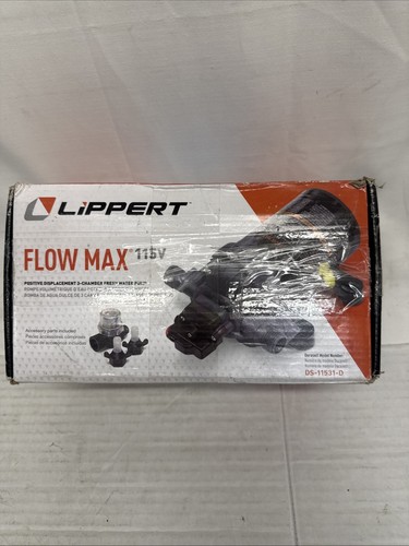 Lippert Components 689054 115V Flow Max Water Pump, DS-11531-D