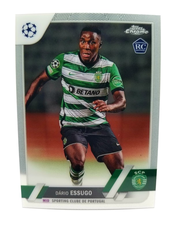 2022-23 Topps Chrome UEFA Club Competitions Dario Essugo #155 RC SCP