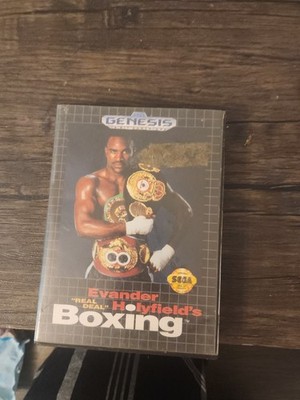 Evander Holyfield's ''Real Deal'' Boxing Sega Genesis CIB