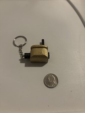 3-D Printed Replica Fake Airsoft Switch Gold 5X Sized Up Keychain