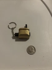 3-D Printed Replica Fake Airsoft Switch Gold 5X Sized Up Keychain