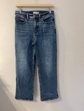 Madewell The Perfect Vintage Straight Jean Light Wash High Rise Denim Size 28