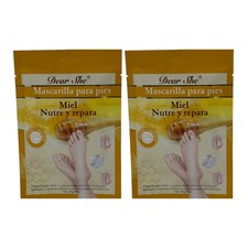 Honey Exfoliating Foot Mask "Sock Type" by Dear She, 40g Pack of 2 