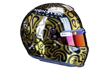 Lando Norris World Champ 2025 Gold Helmet Decal Sticker Racing Formula One F1