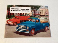 Studebaker Prospekt LKW original 1951 spanisch 16-seitig sch&ouml;n selten !