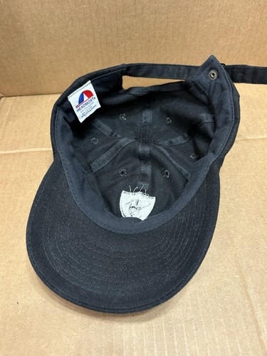 Cappello papà vintage Oakland Raiders Coors leggero strapback nero argento Las Vegas - Foto 6 di 7