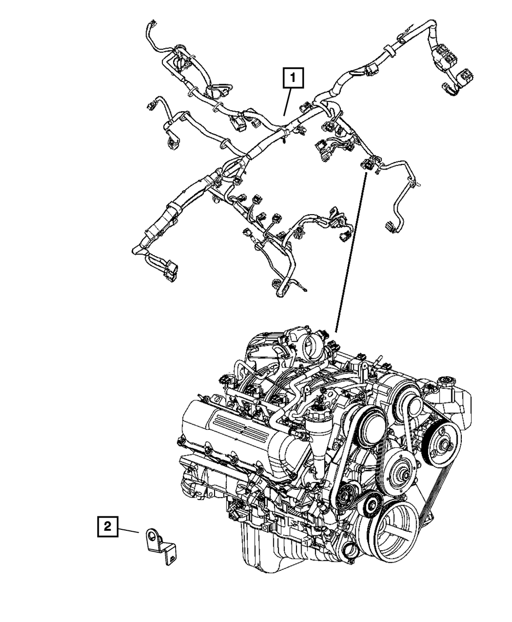 Genuine Mopar Engine Wiring 56047466AD