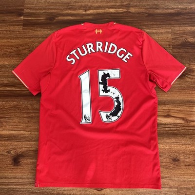 New Balance Liverpool LFC Soccer Jersey Mens L #15 Daniel