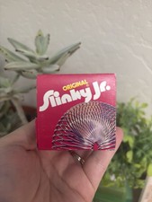 Vintage James Industries Metal Original Slinky Walking Spring Toy New in Box