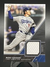 2026 Topps Series 1 Baseball Roki Sasaki Player Worn Relic #MLM-RS Dodgers