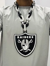 🔥las Vegas RAIDER BIG Chain Logo Necklace  3D Printed (FAST FREE SHIPPING)