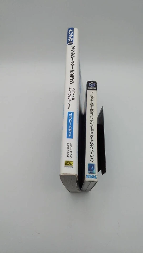 Lot 2 Phantasy Star Episode III 3 C.A.R.D Used Game + Guide Book Game Cube GC JP - Image 3 of 4