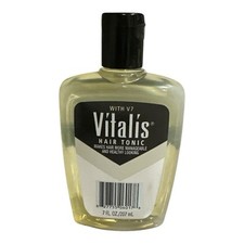 Original Formula Vitalis V7 Hair Tonic DiHydroabietyl Alcohol 7 fl oz Faded