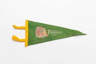 Vintage Fairfield Iowa Souvenir Felt Pennant 12"