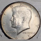 1965-P Kennedy Half Dollar 50C Philadelphia Business Strike Silver 0.4 KM#202