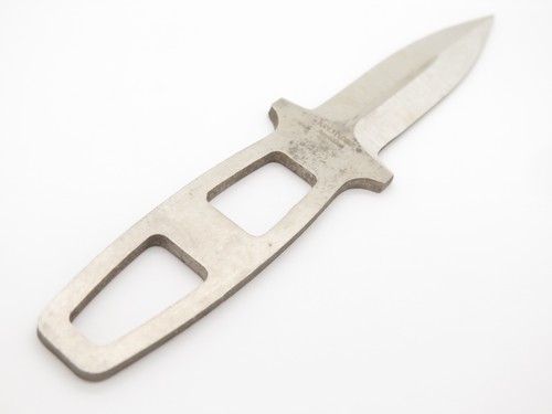 Vtg 80s Kershaw 1006 Amphibian Hattori Seki Japan Dagger Fixed Knife Blade Blank - Picture 5 of 6