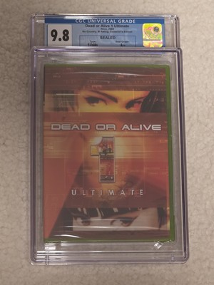 Dead or Alive 1 Ultimate CGC 9.8 A++ Microsoft XBOX Sealed New Not Wata or VGA