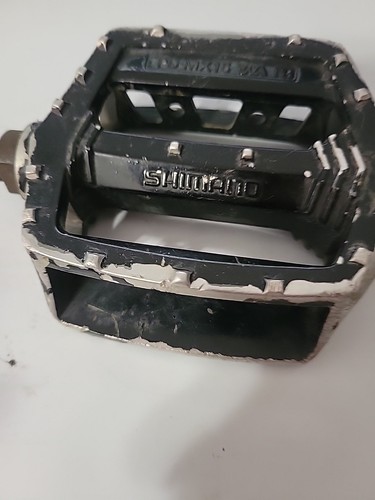 old school Shimano PDMX15 PD-MX15 PD MX 15 pedals 1/2 inch BMX bike black - Picture 12 of 13
