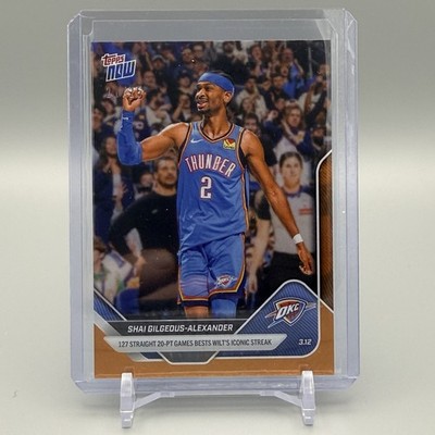 Shai Gilgeous-Alexander Orange Foil /25 2025-2026 Topps Now NBA 
