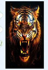 15 X 27 INCHES Large Diamond Art Kits Diamond Painting NEW KIT 7 TIGER