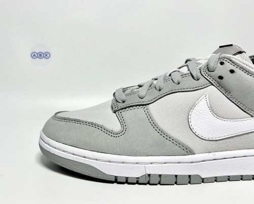 Nike Dunk Low LX NBHD 3D Swoosh Smoke Grey White Photon Dust Various Sizes - Picture 3 of 21