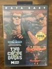 RARE Vintage Two Crude Dudes Sega Genesis Video Game Complete