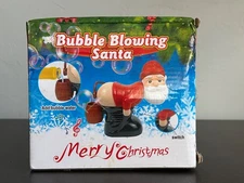 Bubble Machine Funny Santa Shape Bubble Blowing Machine Toy