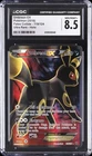 2016 POKEMON FATES COLLIDE ULTRA RARE - HOLO #119/124 UMBREON EX CGC 8.5