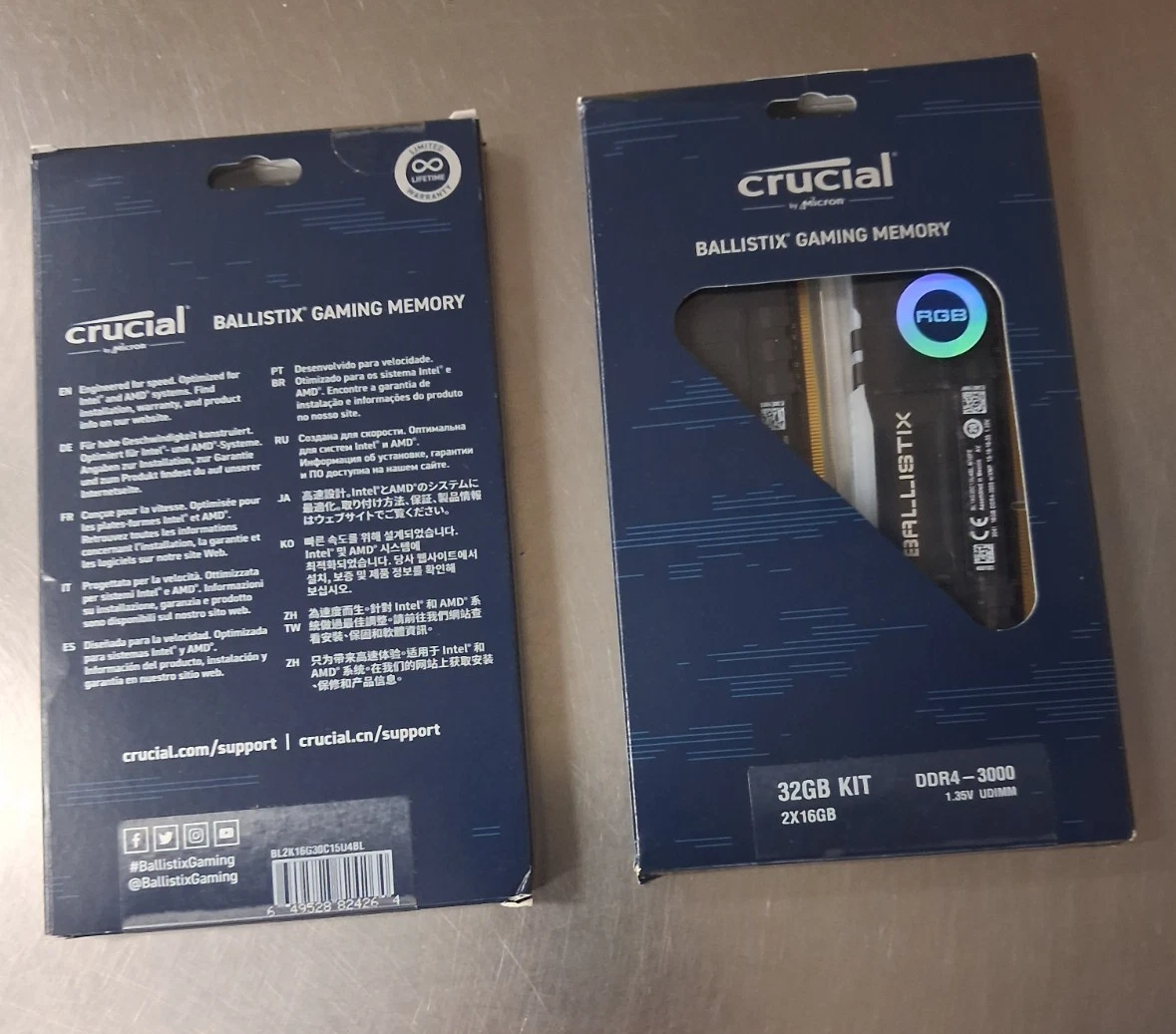 Crucial Computer PC4-24000 (DDR4-3000) Bus Speed Memory (RAM) for