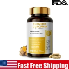 Turmeric Curcumin TURMERIC 95% CURCUMIN with Ginger & Black Pepper Capsules