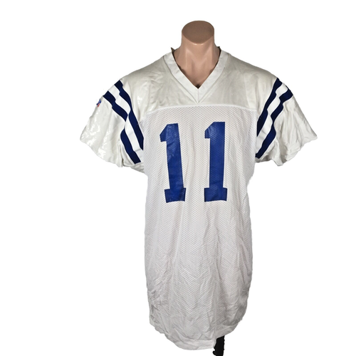 Vintage Russell Athletic Indianapolis Colts weiß #11 Jeff George Football Trikot 48 - Bild 1 von 9