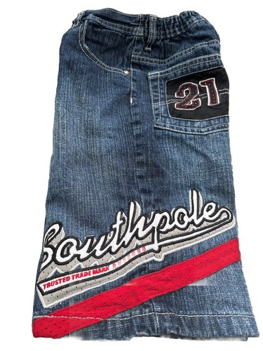 South Pole RN82628 Y2K Boys Denim Jean Shorts Size 7, Large Graphics - Picture 7 of 8