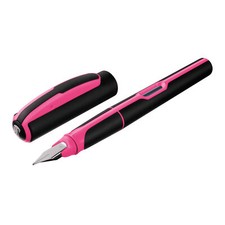 Pelikan Füller Style NEON Füllhalter Links Rechts mit Clip große Tintenpatrone