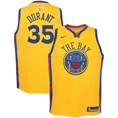 Nike Golden State Warriors Curry or Durant Youth Swingman Jersey