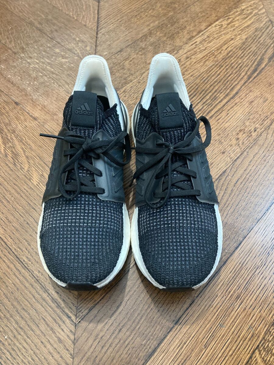 Adidas Men s Ultraboost 19 Running Shoes Black White US 9.5 B37704