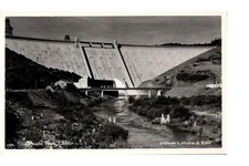 Postcard RPPC Shista Dam California Eastman Studio EKC 1945-1950