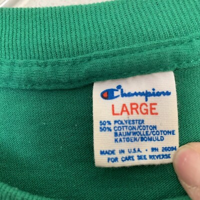 Vintage 80s Champion SZ L Notre Dame Notre Who ? T Shirt College