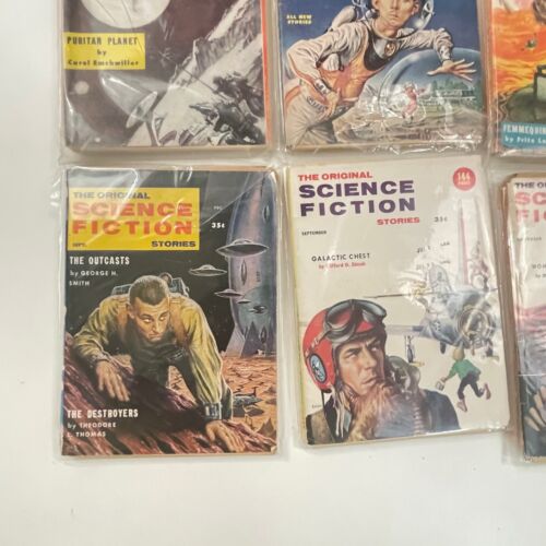 10 THE ORIGINAL SCIENCE FICTION STORIES 1950s SF Fiction Digests low-grade - Picture 5 of 13