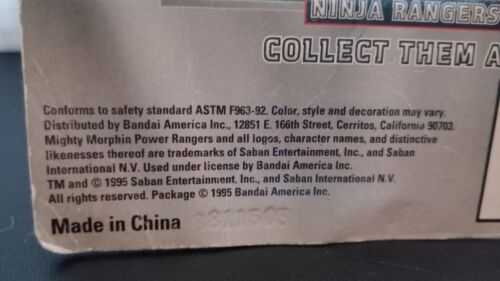 Mighty Morphin Power Rangers 1995 Figur Movie Edition Red Ranger - Bild 4 von 4