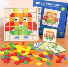 The 3D puzzle tabletop game Children's wooden early education puzzle toys