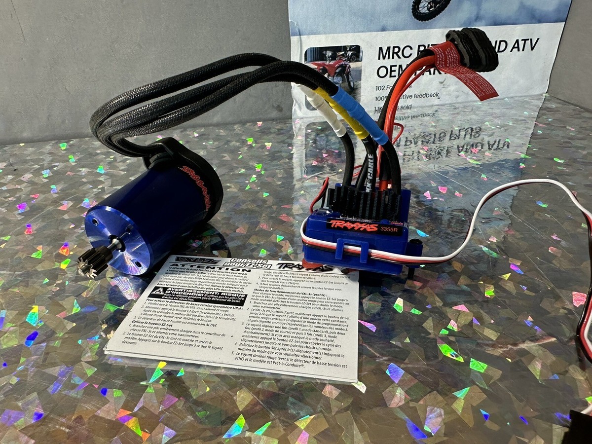 Traxxas SLASH / Rustler 3355r Velineon VXL-3s Motor Esc BRUSHLESS