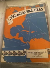 Planters War Atlas Planters Nut & Chocolate Co. WW2 Rand McNally 