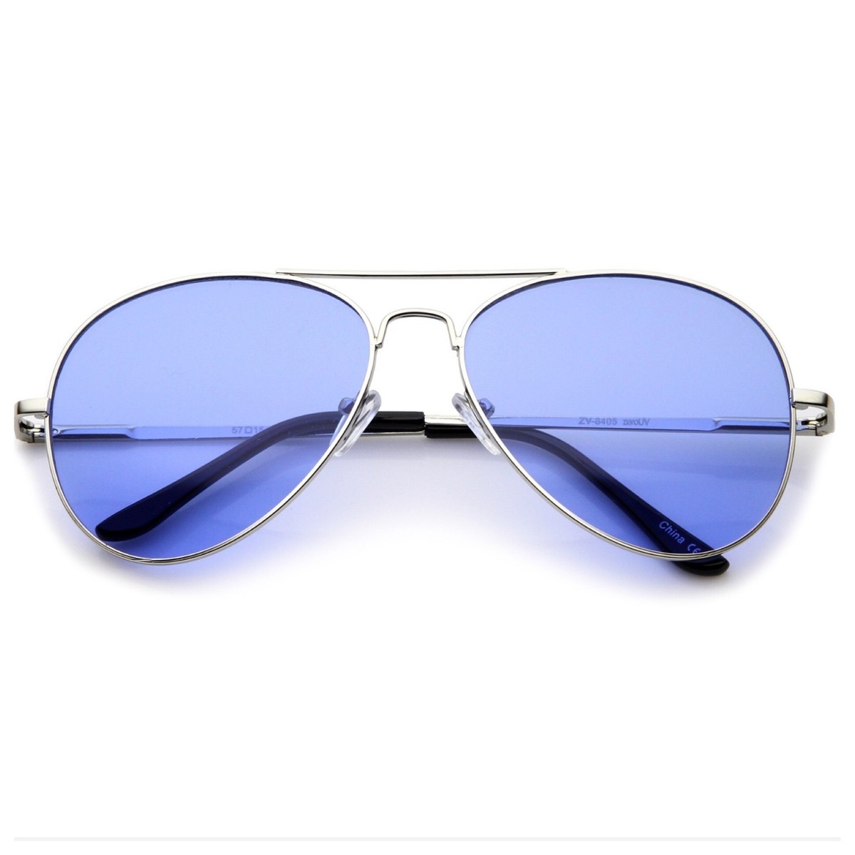 NEW UNISEX RAVE AVIATOR SUNGLASSES PILOT VINTAGE SILVER