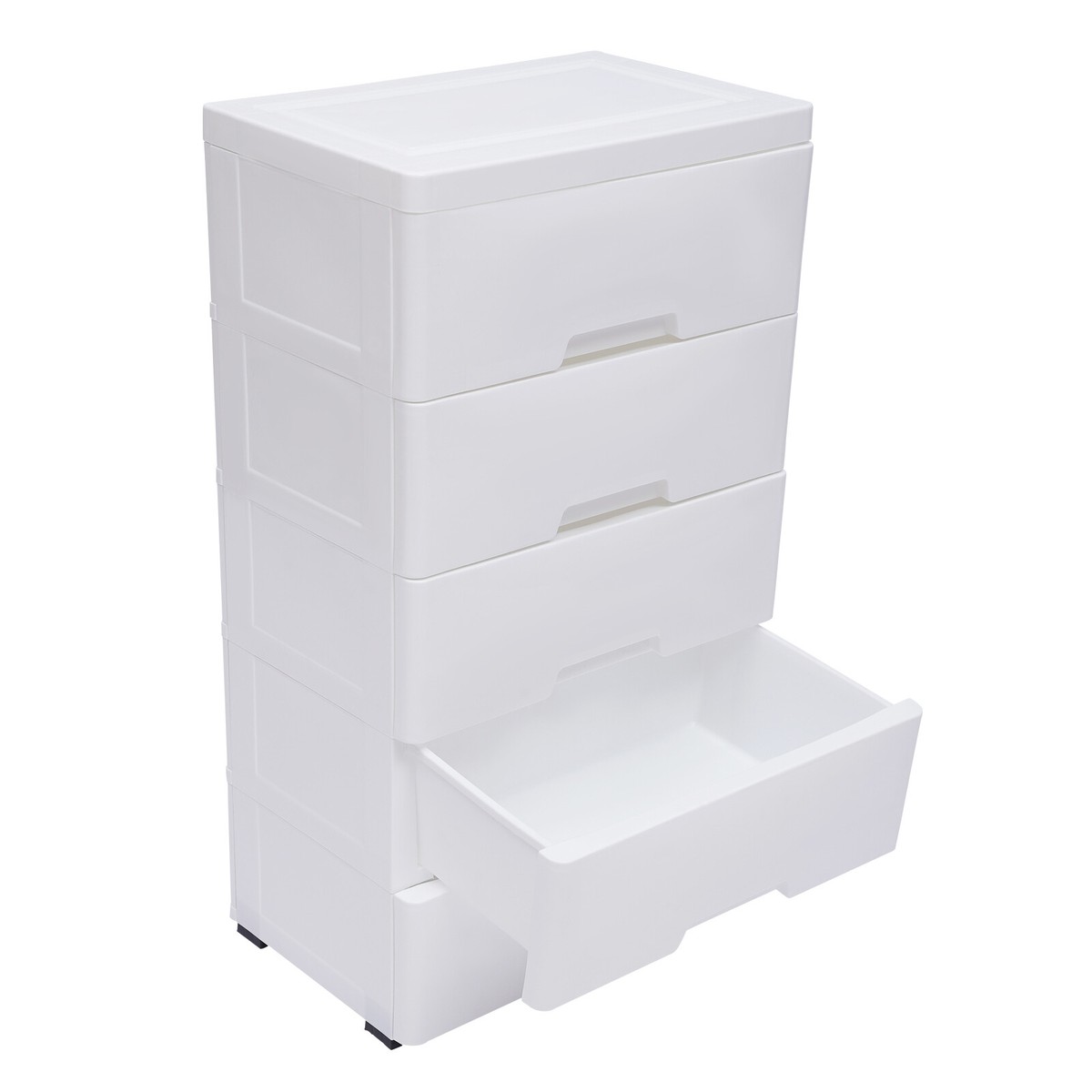 Plastic Storage Cabinet 5 Drawer Dresser Clothes Storage Shelf