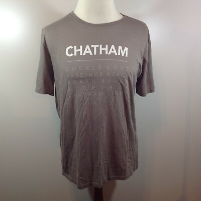 Chatham Cockle Cove Hardings Beach Short Sleeve Graphic Souvenir T Shirt Large L