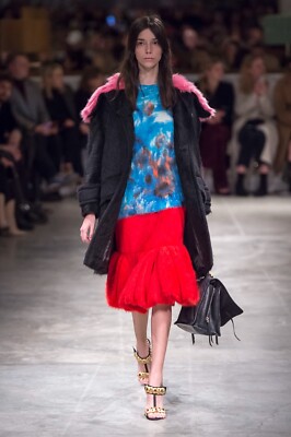 【プラダ・PRADA】Boucle mohair knit skirt Prada Bouclé mohair knit skirt | REVERSIBLE