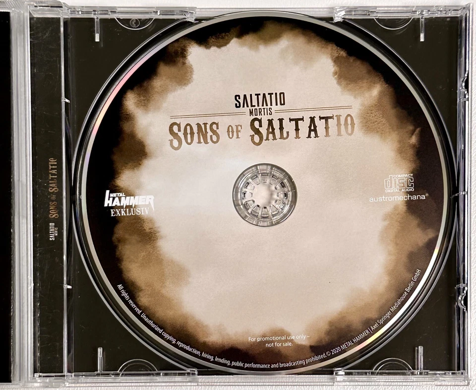 SALTATIO MORTIS Sons Of Saltatio CD 2020 Germany Import Metal Hammer Magazine Foto 4 de 4