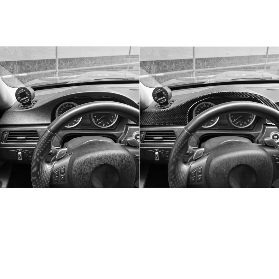 Real Carbon Fiber Dashboard Speedometer Panel Trim For BMW 3 Series M3 E90 05-12 - Изображение 4 из 4