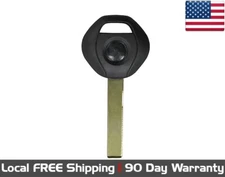 1x New Replacement Transponder Key For Select BMW Vehicles, EWS Philips ID 44
