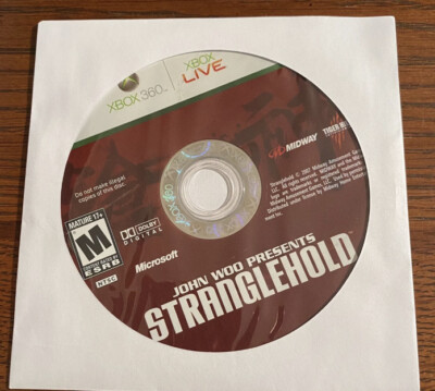 John Woo Presents Stranglehold Xbox 360 Disc Only Tested Works Authentic